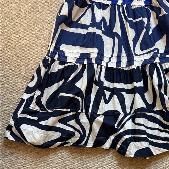 Anthropologie Blue and White Somerset Women's Dress Sz S - Picture 6 of 9
